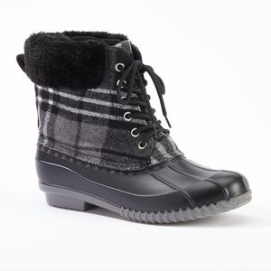 Sherpa Cuff Duck Boots